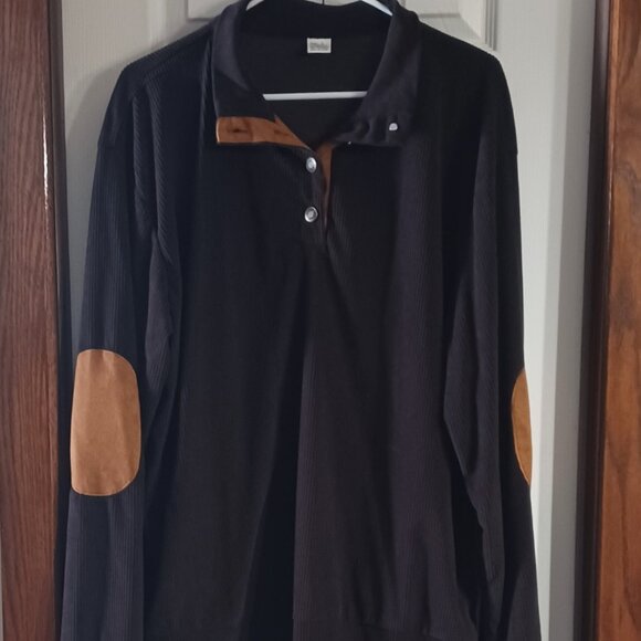 NWOT Men's Elbow Patch Shirt - Large - Picture 1 of 6